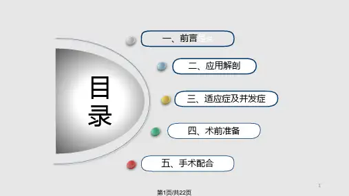 腔镜疝气手术配合PPT课件