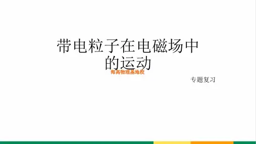 高中物理带电粒子在电磁场中的运动复习微课PPT课件