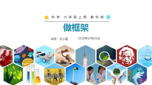 教科版小学科学六年级上册课件-做框架PPT-附教案