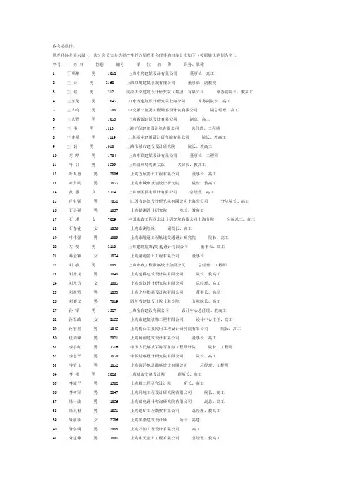 上海设计单位