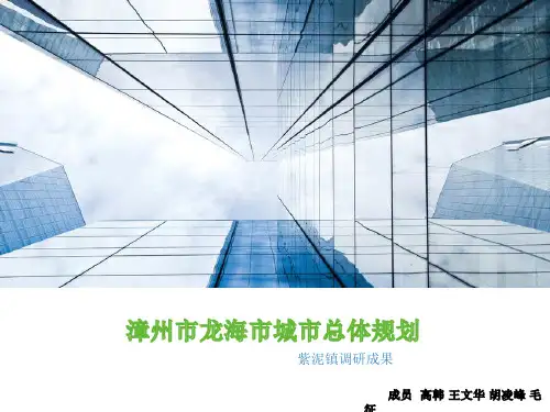 漳州市龙海市城市总体规划