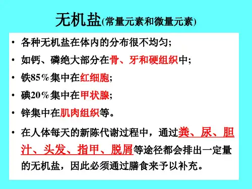 营养学无机盐