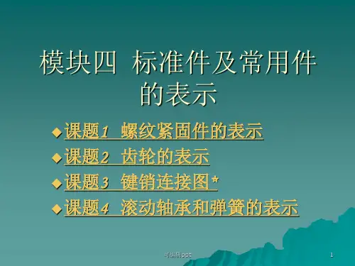 标准件及常用件的表