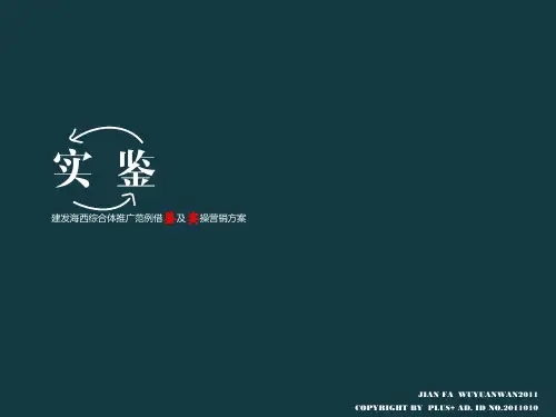 建发厦门海西综合体项目推广范例借鉴及实操营销方案全 178P