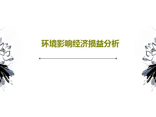 环境影响经济损益分析共74页