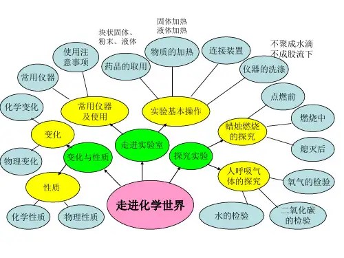 九年级化学思维导图(1-12单元最新)