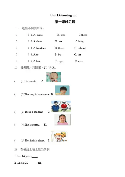 牛津深圳版小学英语六年级上册同步课时练习试题及答案(全册)
