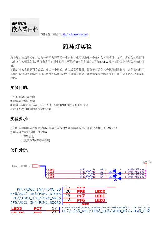 stm32跑马灯实验
