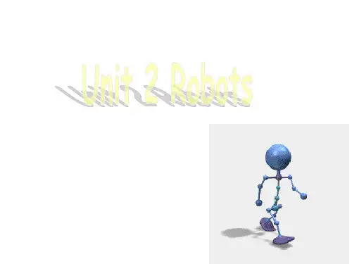 人教版 新课标 2019-2020 高二下 选修七  Unit2  Robots Reading(共