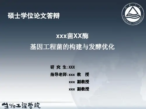 工科硕士答辩 学术汇报PPT