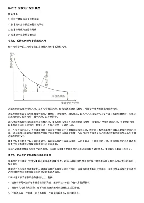 007.资本资产定价模型(一)