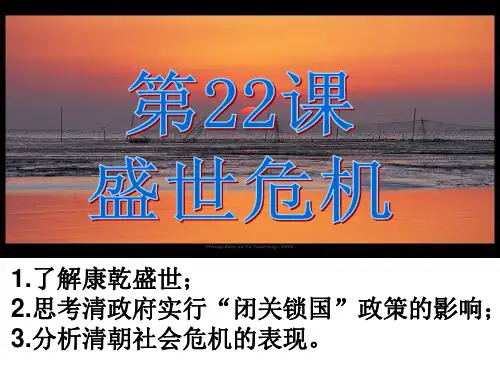 盛世危机