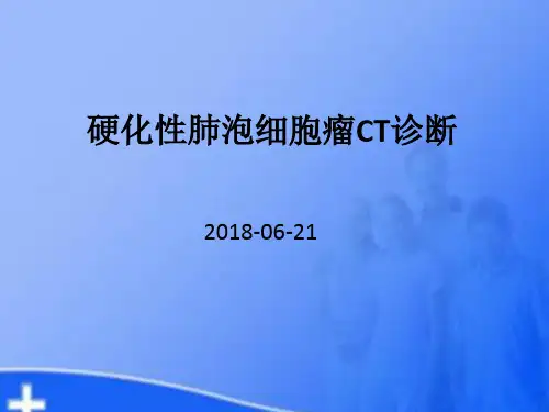 硬化性肺泡细胞瘤CT诊断