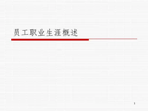 职业生涯规划PPT课件