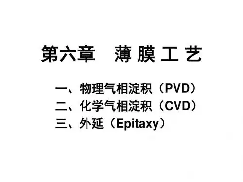 [工学]第六章 薄膜工艺