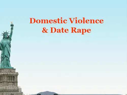 Domestic Violence家庭暴力