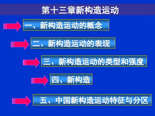 9第十三章新构造运动
