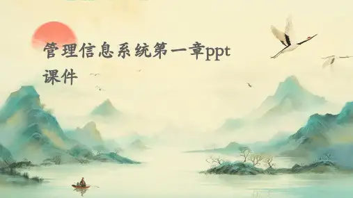 管理信息系统第一章PPT课件