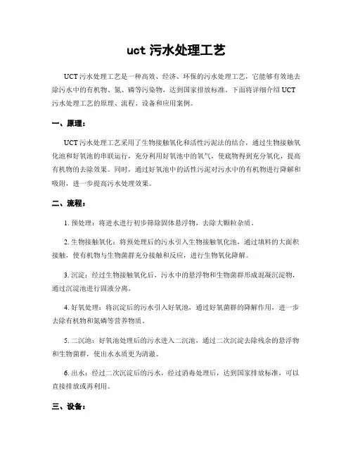 uct污水处理工艺