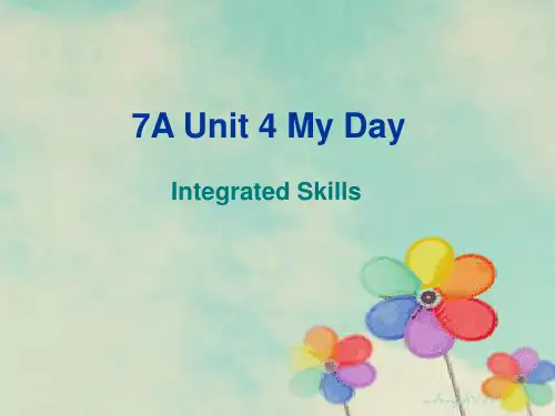牛津译林七年级上册 unit4 intergrated skills(共30张PPT)