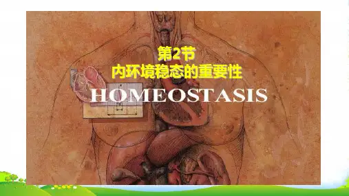 人教版高中生物必修三课件：1.2内环境稳态的重要性 (共13张PPT)