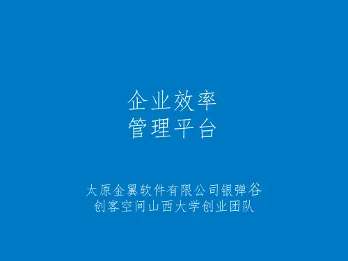 创新创业大赛创意PPT