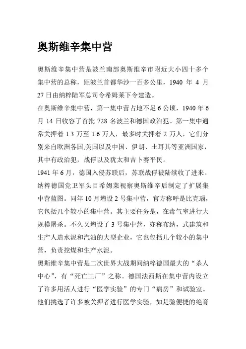 奥斯维辛集中营