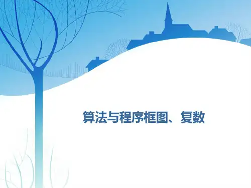 高考文科数学复习算法与程序框图、复数