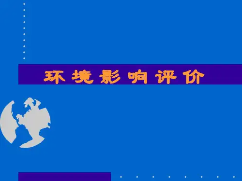 环境影响评估报告流程