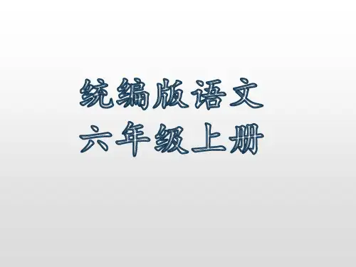 统编版五年级上册语文第五单元知识小结(10张PPT)