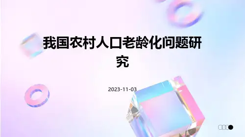 我国农村人口老龄化问题研究