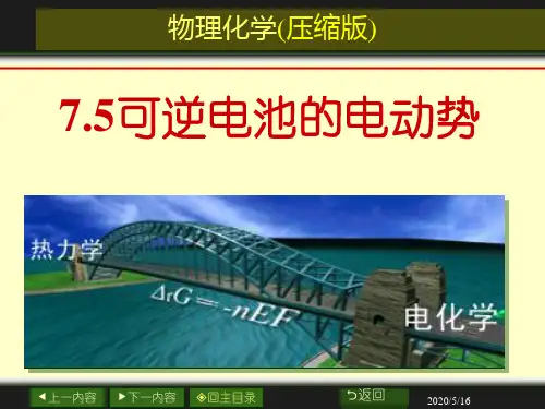 07章_可逆电池的电动势及其应用