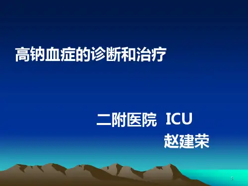 高钠血症PPT课件