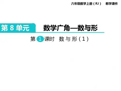 人教版六年级数学上册课件ppt-第8单元-第1课时 数与形(1)
