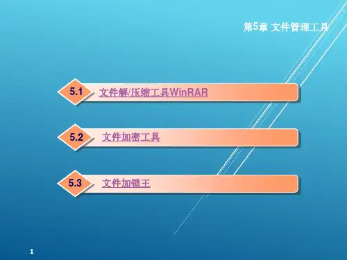 计算机常用软件基础第5章 文件管理工具