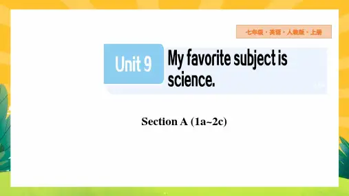 Unit9SectionA(1a_2c)课件人教版七年级英语上册