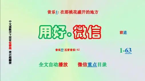 用好微信培训课件精编PPT