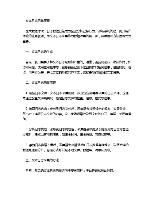 文本日志采集原理