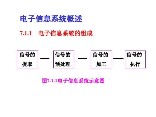 电子信息系统概述