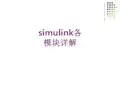 simulink各模块详解-课件PPT