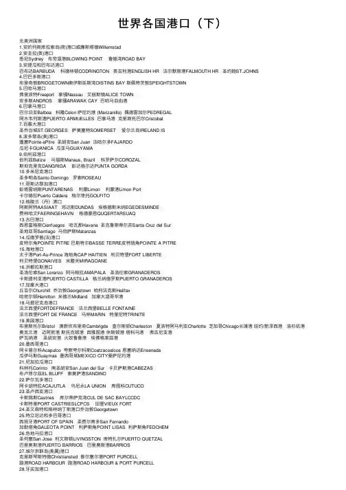 世界各国港口（下）
