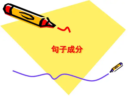 2025年中考英语专题复习--句子成分+课件