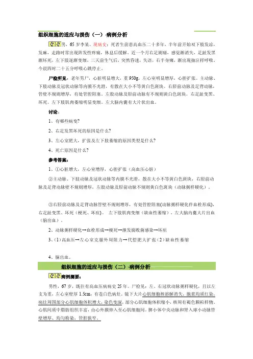 大学病理病例剖析[指南]