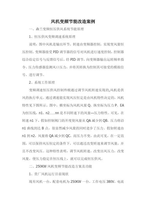 风机变频节能改造案例