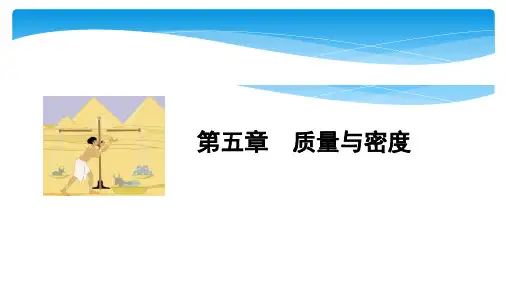 中考物理大一轮滚动复习课件：第五章  质量与密度(共26张PPT)