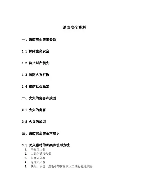 消防安全资料