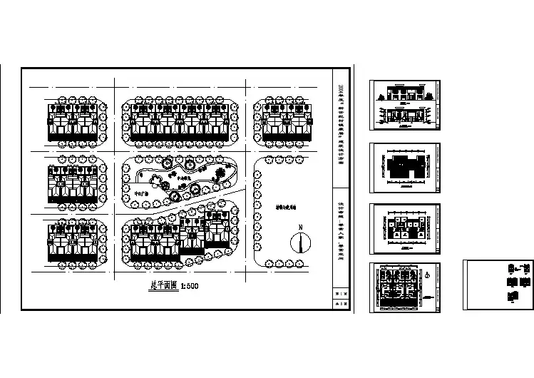 住宅设计_两层新农村小洋房住宅设计CAD图
