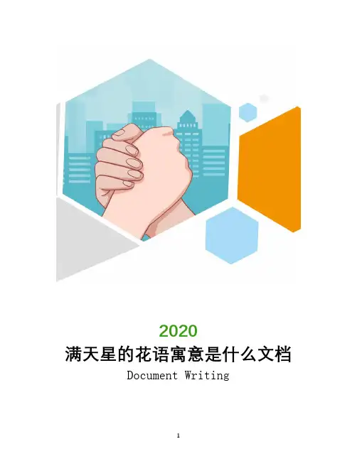 满天星的花语寓意是什么文档