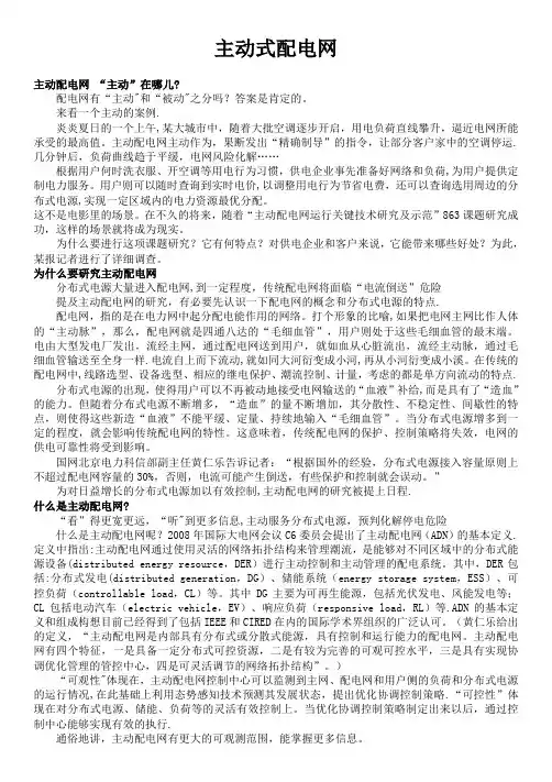 主动式配电网 2