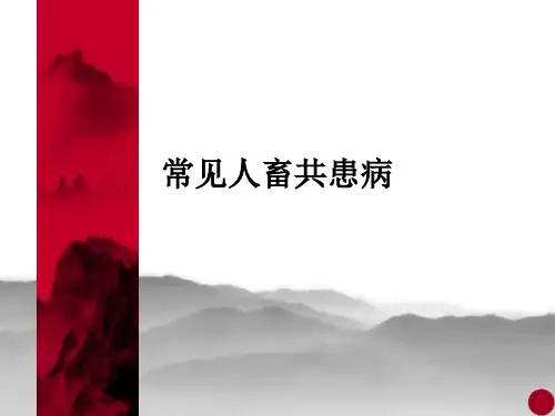 常见人畜共患病ppt课件